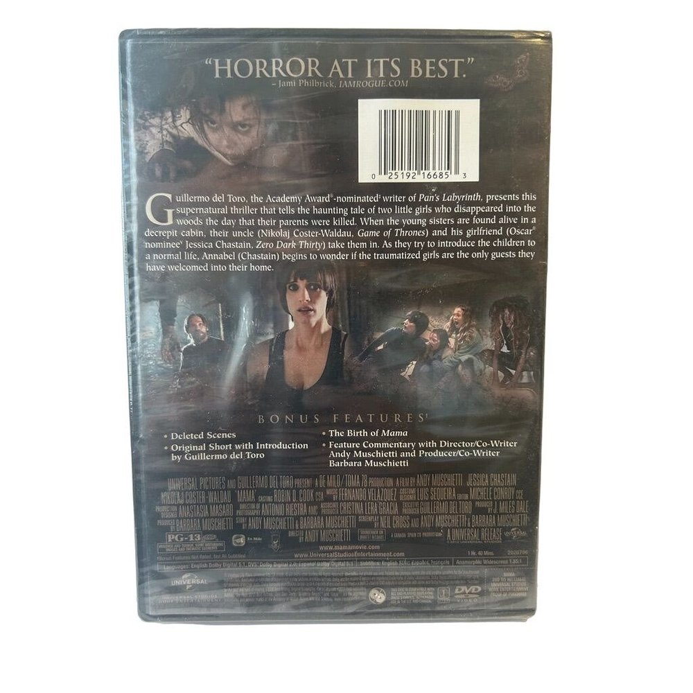 DVD - Mama - Jessica Chastain Guillermo del Toro New & Sealed - Picture 2 of 2